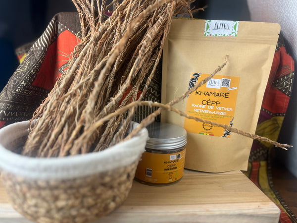 Khamaré Racine de Vetiver Bio Cepp Gongoli en branche